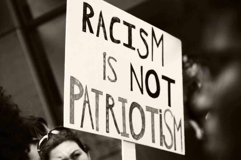 Racism is allowing white refugees into the country and giving them a gift while blocking all other races.