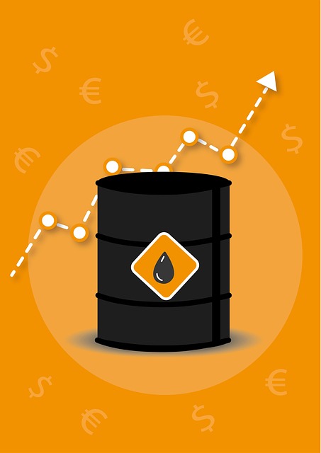 Graphic of an oil barrel with the symbol for increasing stock prices
Energy independence