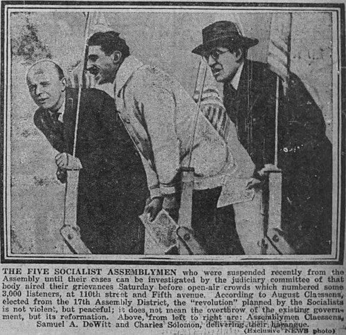 Communism on our shores is similar to reporting in 1920