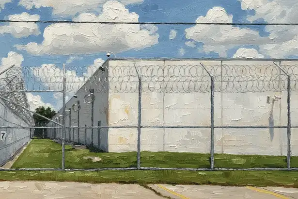 A private immigration prison in Houston