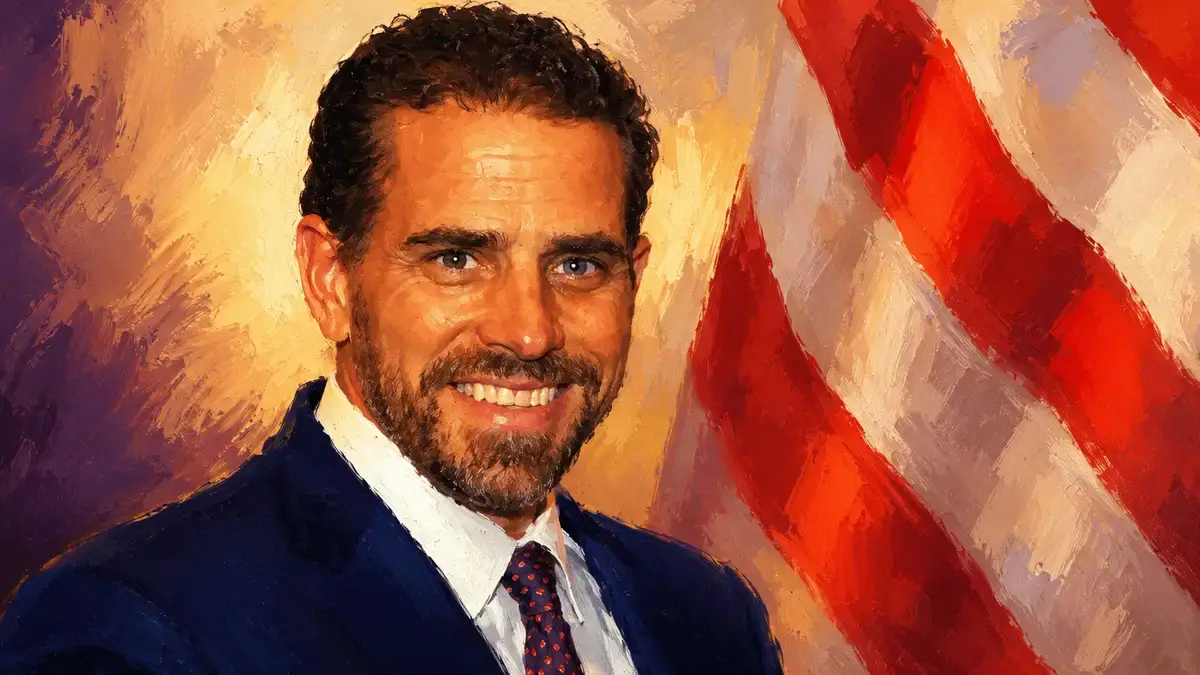 Hunter Biden interview art
