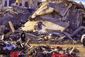 Missing in Gaza Rubble of houses in Gaza 2023-2025