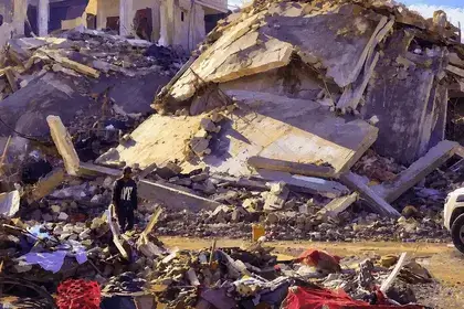 Missing in Gaza Rubble of houses in Gaza 2023-2025