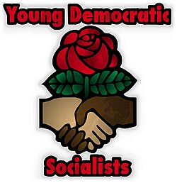 New logo of the Young Democratic Socialists of America