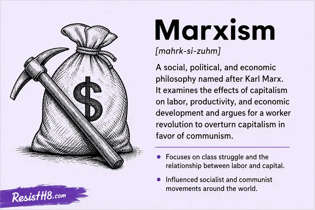 Marxism infocard, one of the scary words