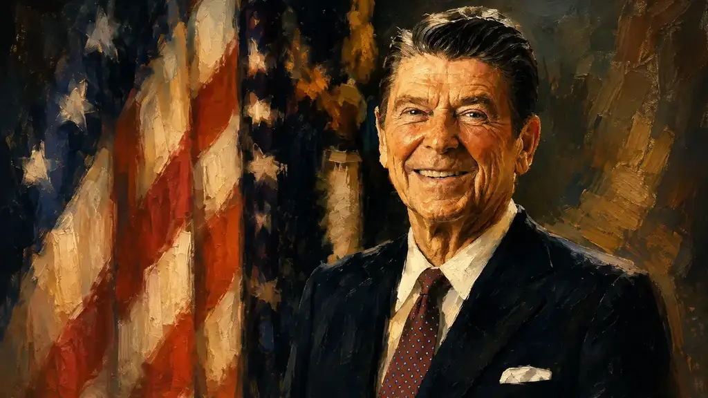 Original portrait of Ronald Reagan