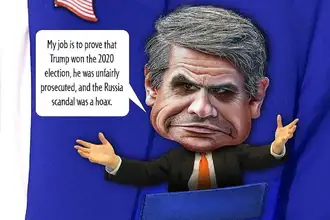 Confirmation hearing for Todd Blanche, the pocket AG cartoon